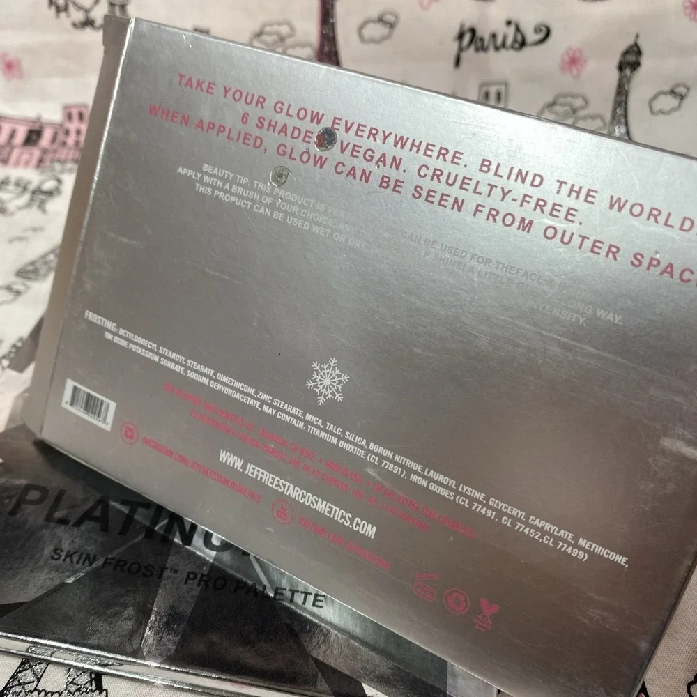 Jeffree Star Cosmetics Platinum Ice Skin Frost Pro Palette DISCONTINUED